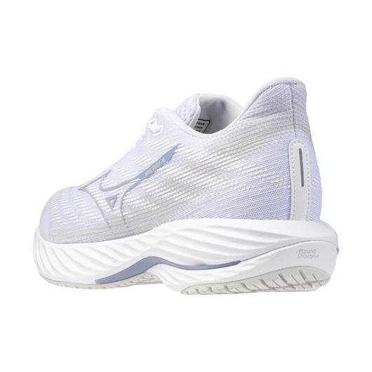 Mizuno Women's Wave Rider 28 Running Shoe in White Nimbus Cloud  Women's Footwear