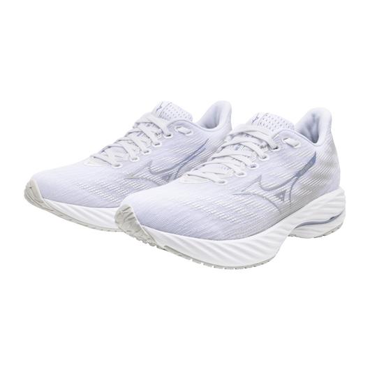 Mizuno Women's Wave Rider 28 Running Shoe in White Nimbus Cloud  Women's Footwear