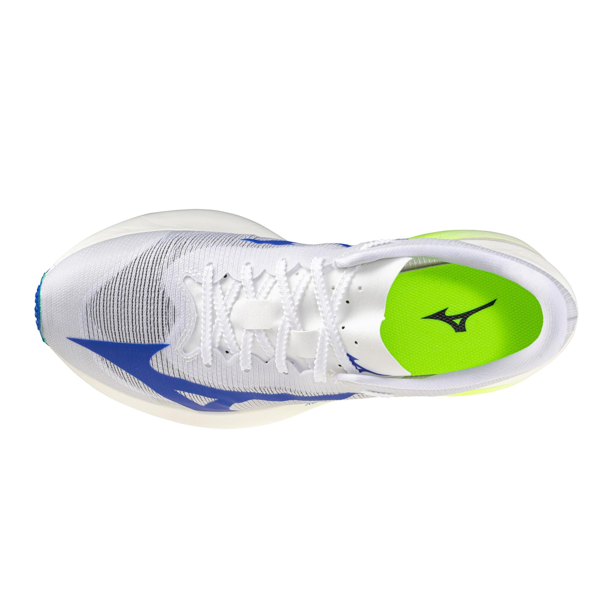 Mizuno Unisex Hyperwarp Pro in White-Lightning Yellow