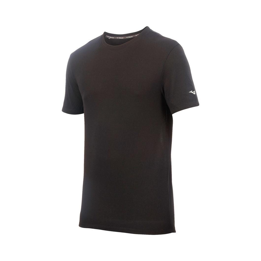 Mizuno Men's Infinity Tee in Black  Men's Apparel