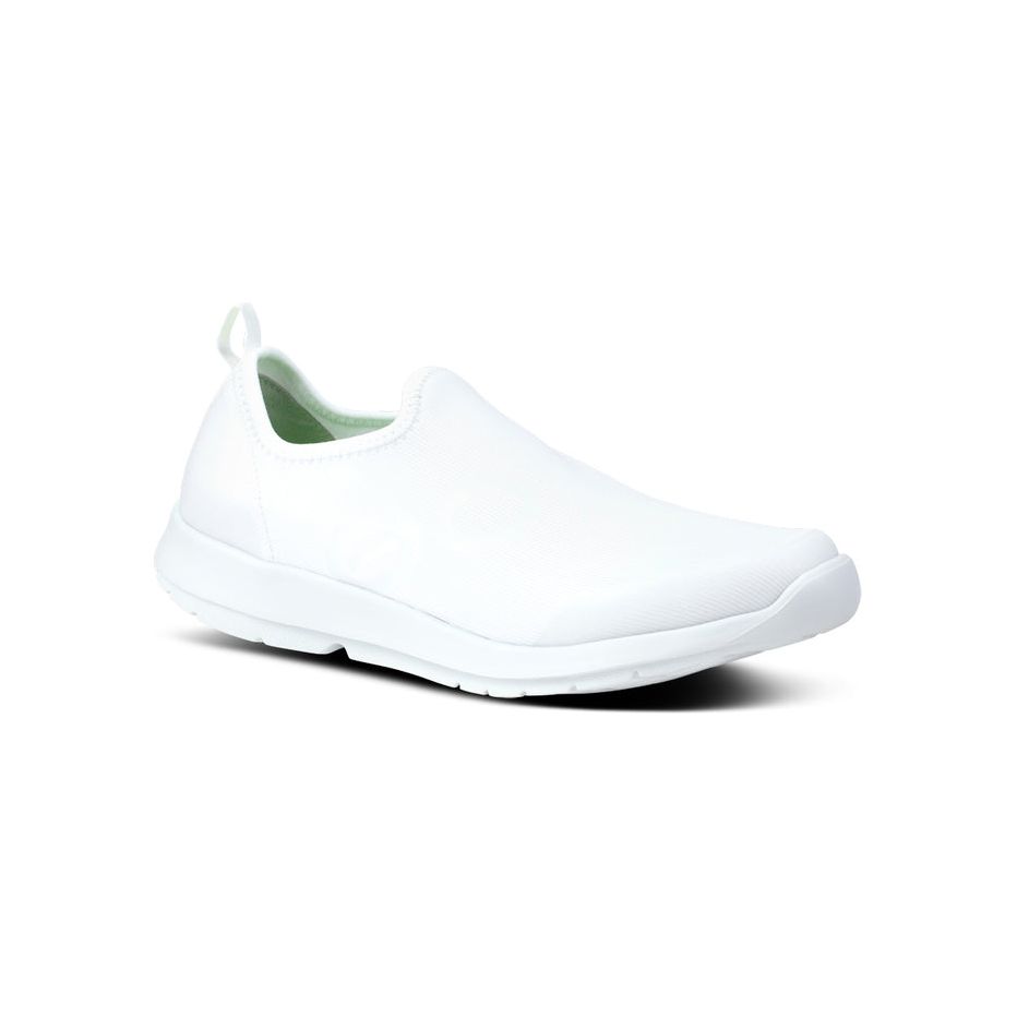 OOFOS Women's OOmg Sport Low Shoe in White  Women's Footwear