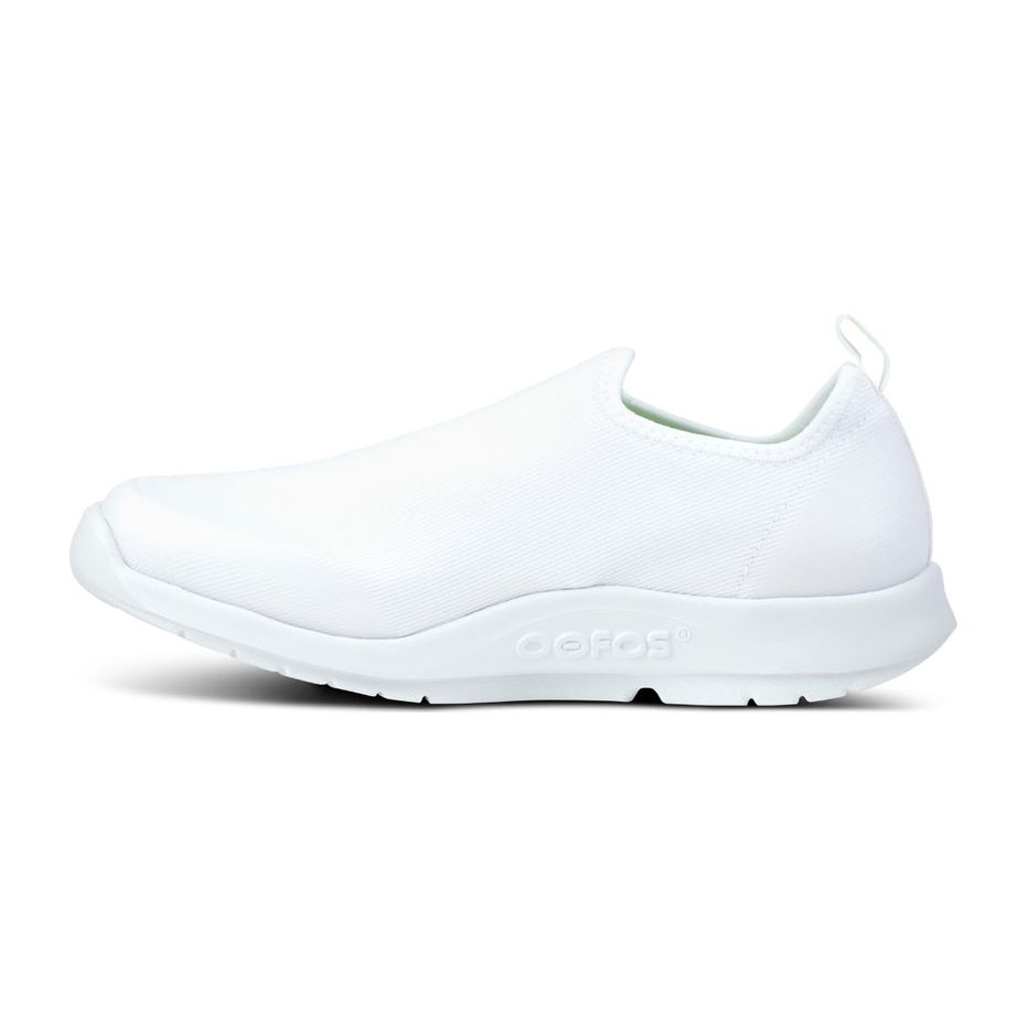 OOFOS Women's OOmg Sport Low Shoe in White  Women's Footwear