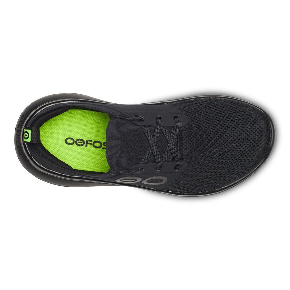 OOFOS Women's OOMY Stride Shoe in Black