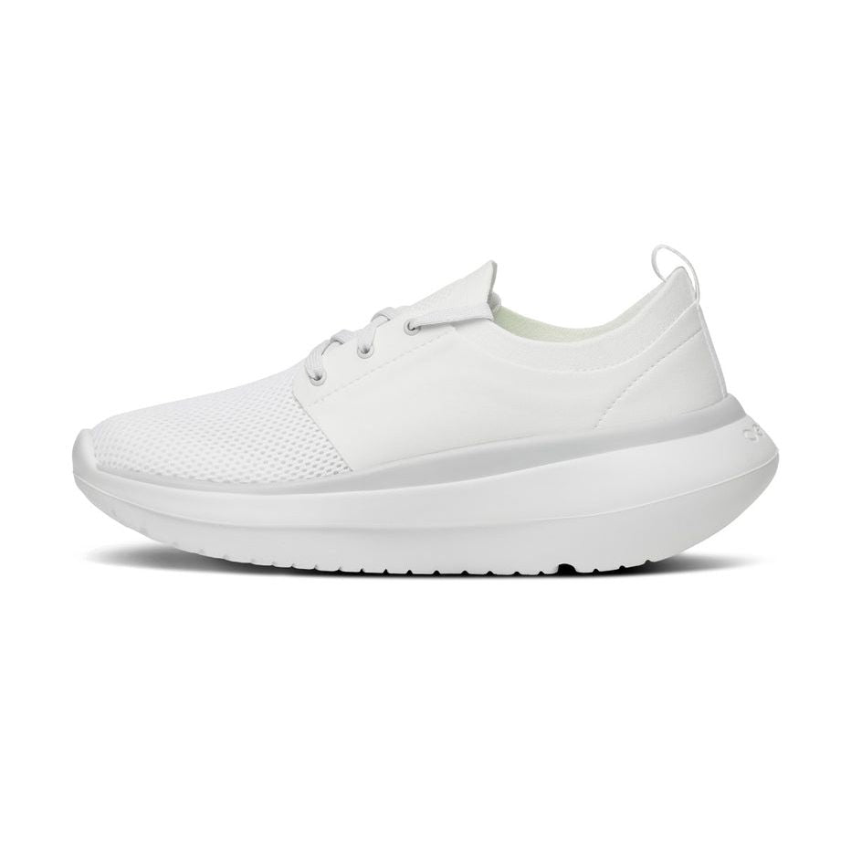 OOFOS Women's OOMY Stride Shoe in White