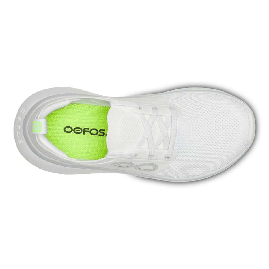 OOFOS Women's OOMY Stride Shoe in White