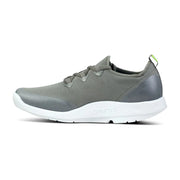 OOFOS Men's OOmg Sport LS Low Shoe in White and Olive