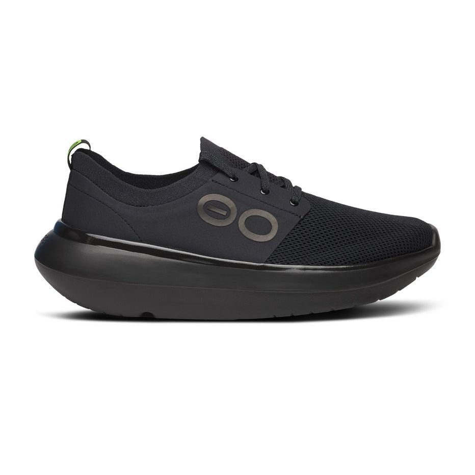 OOFOS Men's OOMY Stride Shoe in Black