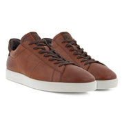 Ecco Men's Street Lite Retro Sneaker in Whisky/Coffee  Men's Footwear