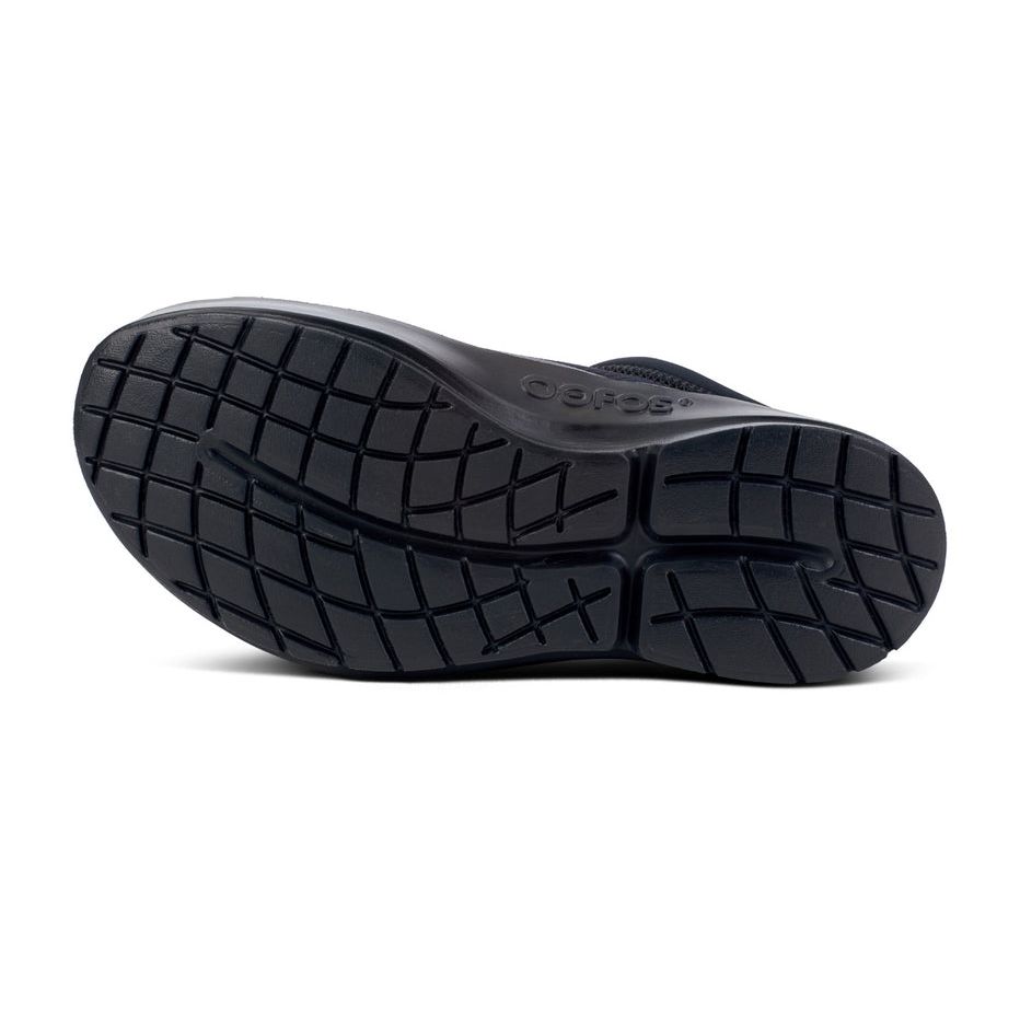 OOFOS Women's OOcoozie Sport Mule Slipper in Black