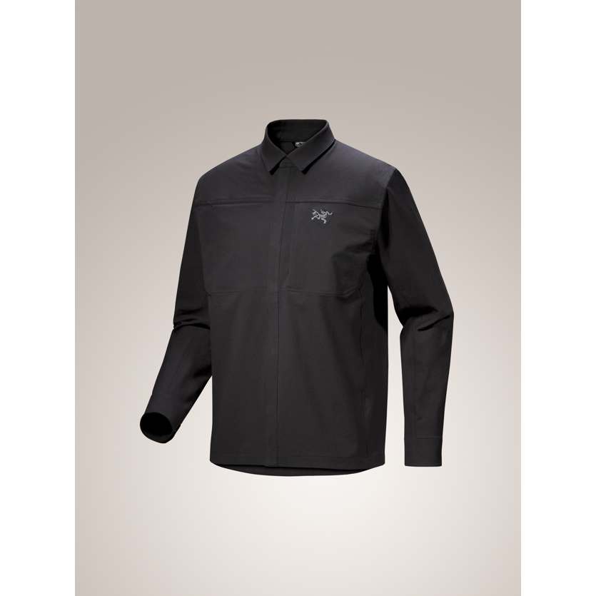 Arc'teryx Men's Cronin Cotton Overshirt in Black
