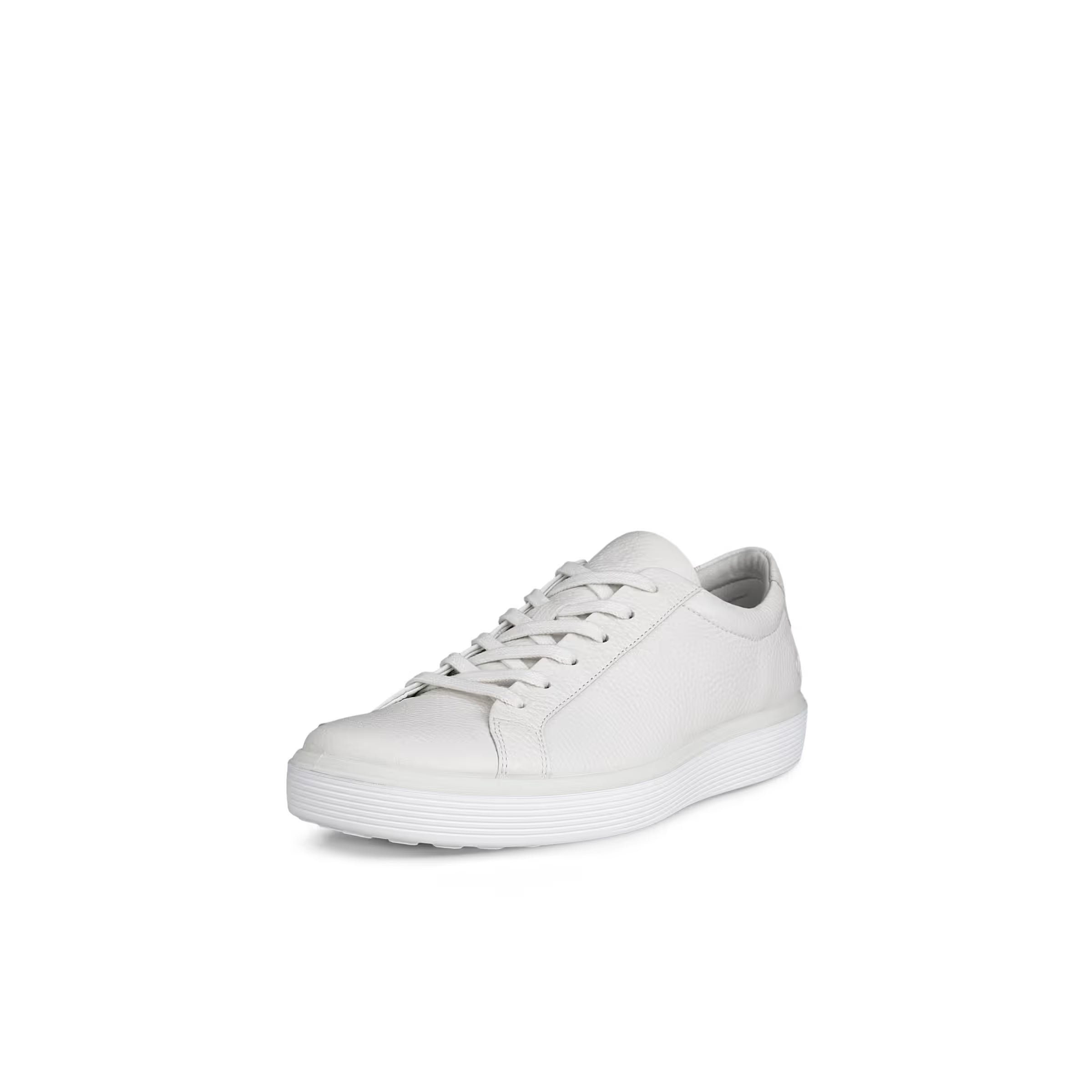 ECCO Men's Soft 60 Leather Sneaker in White