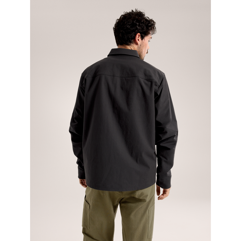 Arc'teryx Men's Cronin Cotton Overshirt in Black