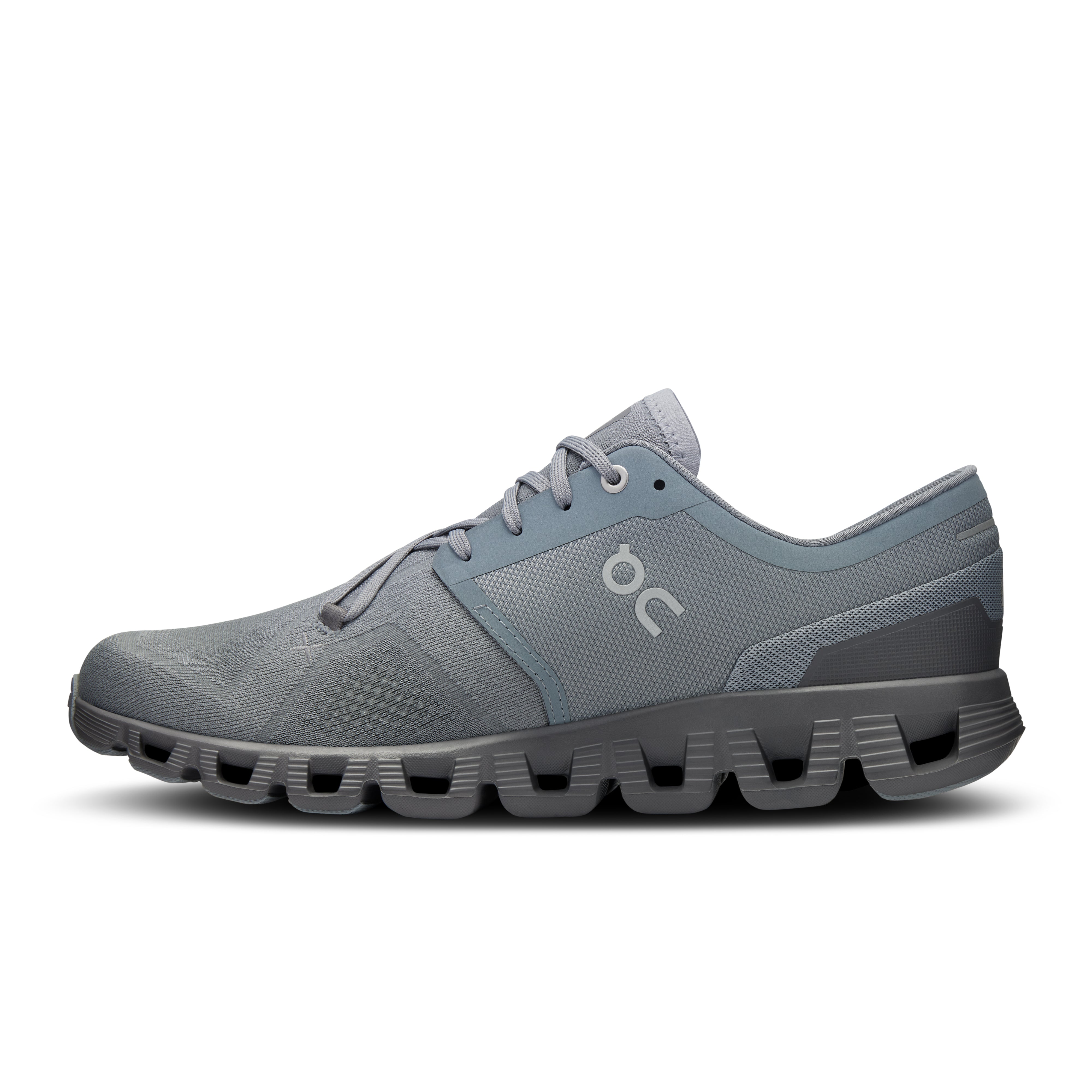 On Running Men's Cloud X 3 Training Road Shoe in Mist Rock  Men's Footwear