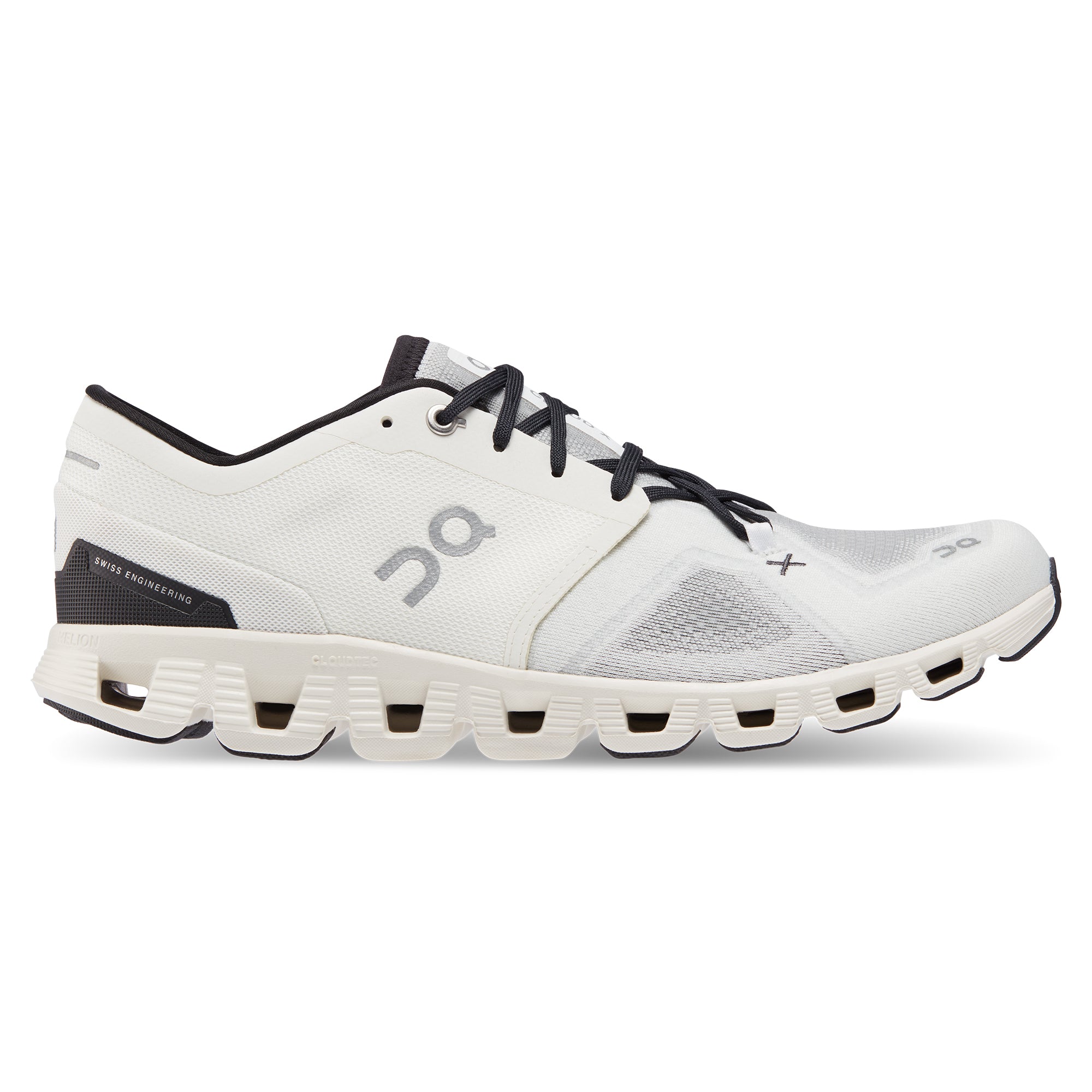 On Running Men's Cloud X 3 in Ivory Black  Men's Footwear