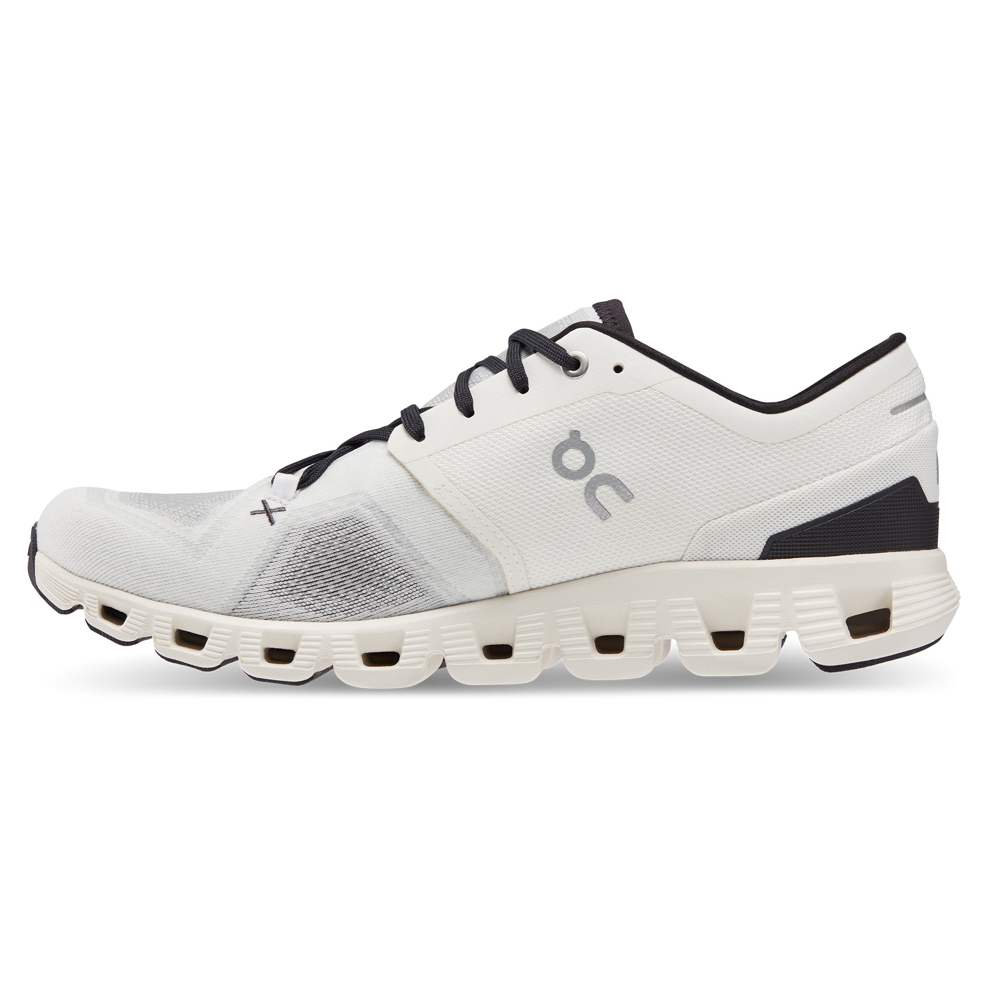 On Running Men's Cloud X 3 in Ivory Black  Men's Footwear