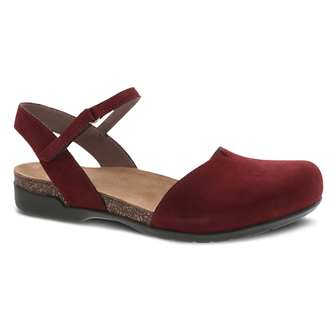 Dansko Women's Rowan in Cinnabar Milled Nubuck Mary Jane  Women's Footwear