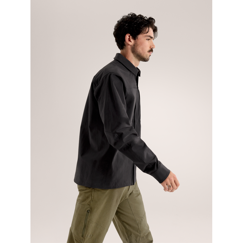 Arc'teryx Men's Cronin Cotton Overshirt in Black