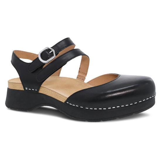 Dansko Women's Rissa in Black Nappa Mary Jane | Footprint USA