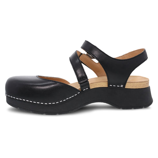 Dansko Women's Rissa in Black Nappa Mary Jane  Women's Footwear