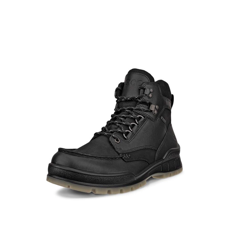 ECCO Men's Track 25 Leather Gore-Tex Mid-Cut Boot | Black