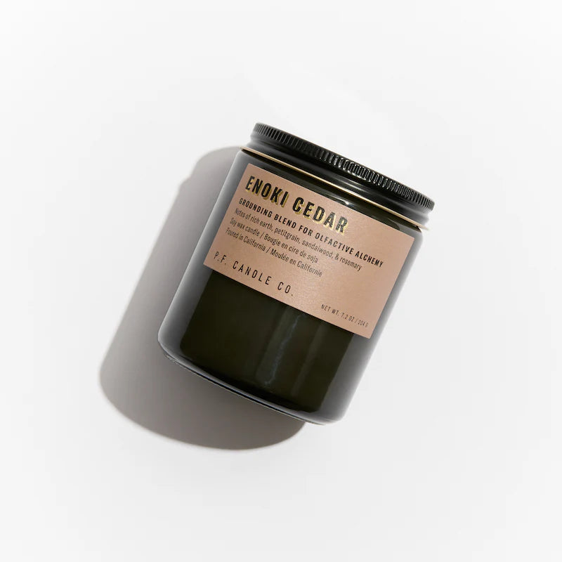 P. F. Candle Co. Enoki Cedar Alchemy Candle  Accessories