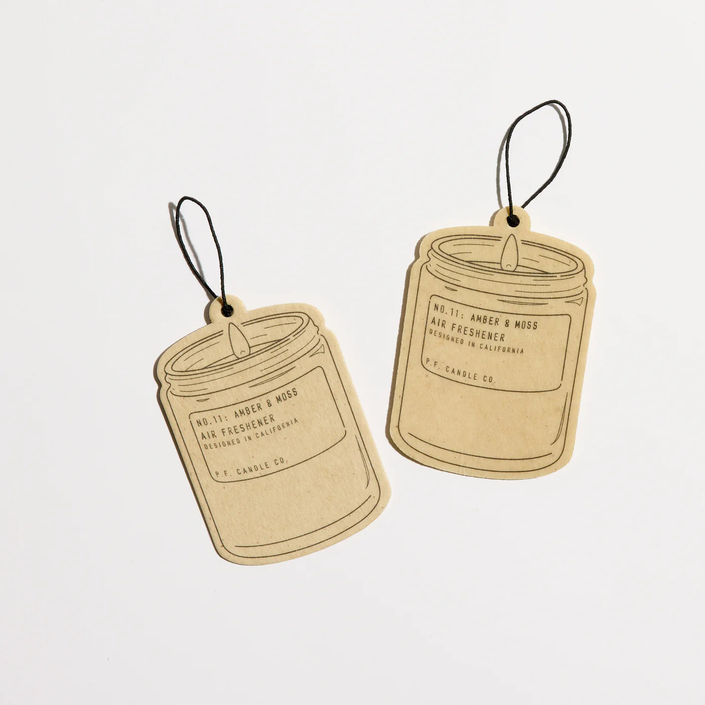 P. F. Candle Co. Amber & Moss– Air Freshener 2 pack