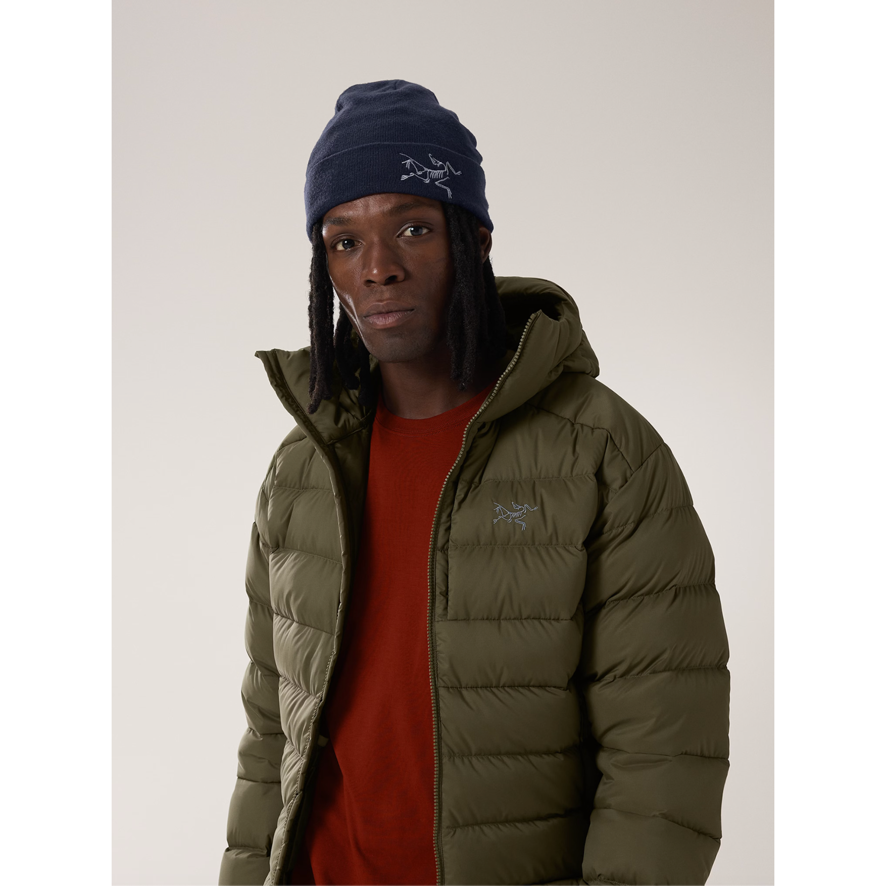 じ*ん様 ARC'TERYX EMBROIDERED BIRD TOQUE ニッ Arc'teryx Embroidered Bird Toque