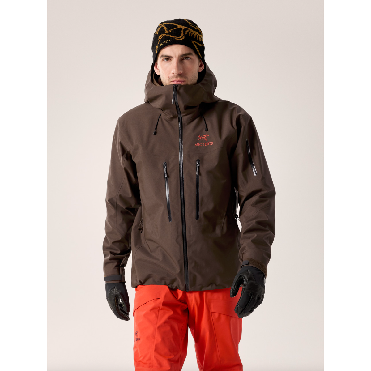 Arc'teryx Men's Alpha SV Jacket | Carob/Blk/Dynasty