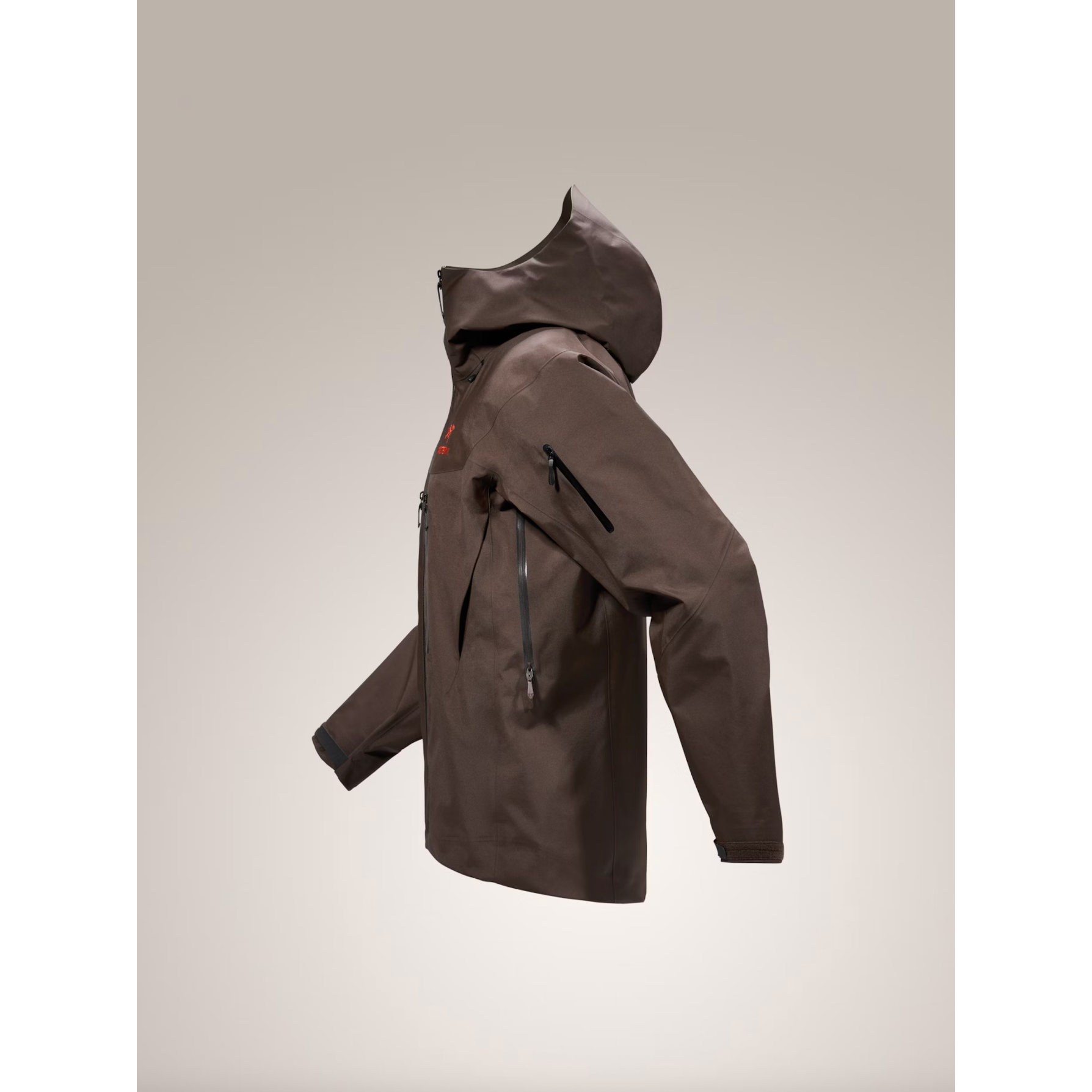 ARC'TERYX αSV マウンテンパーカー ブラウン Arc'teryx Men's Alpha SV Jacket in Carob/Blk/Dynasty