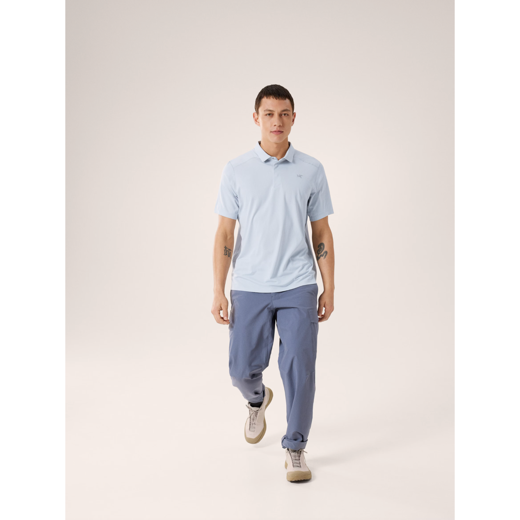 ARC'TERYX（アークテリクス）コーマックポロ Mサイズ 中古・古着通販】ARC'TERYX (アークテリクス) CORMAC POLO SS M グレー