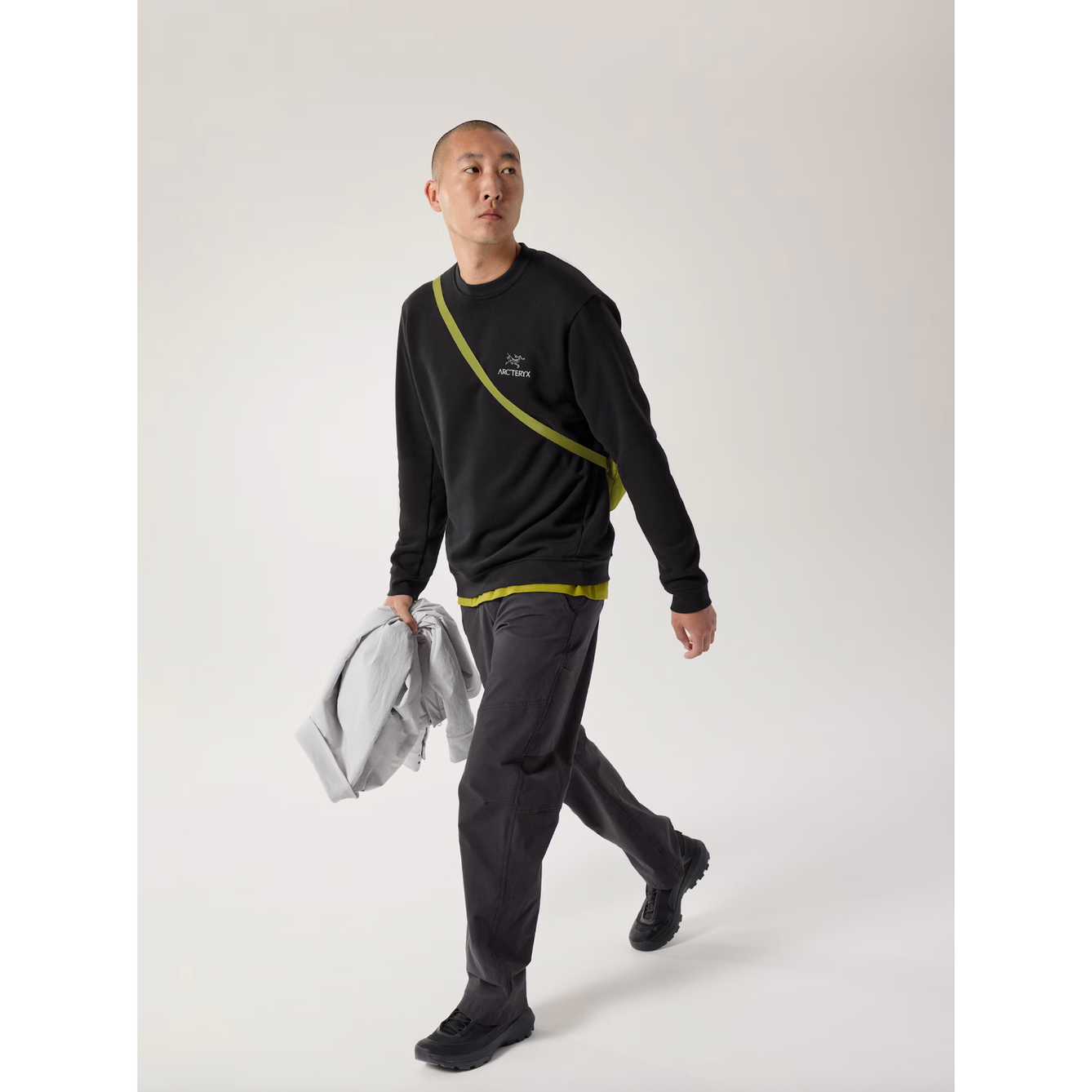 ARC'TERYX アークテリクス WORD EMBLEM CREW ブラックM ARC'TERYX アークテリクス ARC'TERYX WORD CREW EMBLEM 長袖