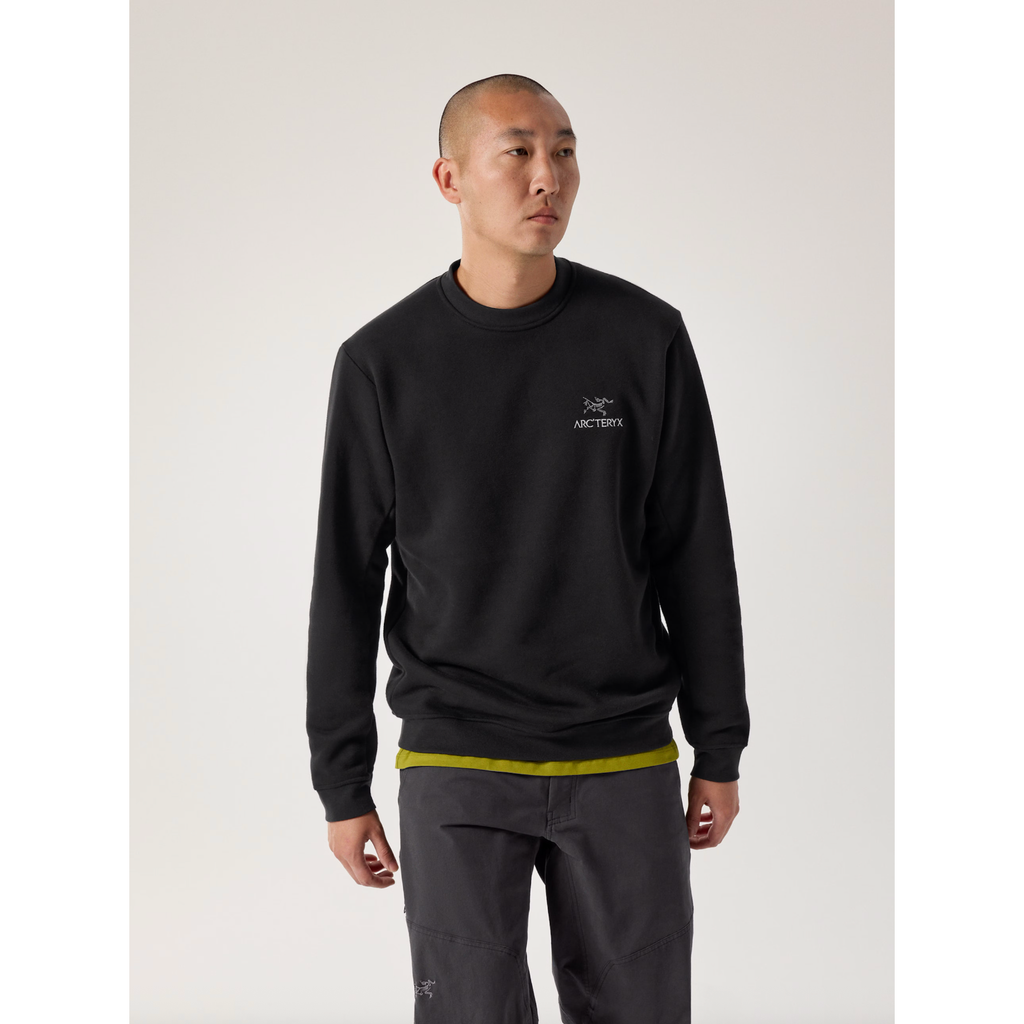 ARC’TERYX WORD EMBLEM CREW SWEAT 黒L ARC'TERYX WORD EMBLEM CREW SWEAT 黒L Arcteryx Mens Word Emblem