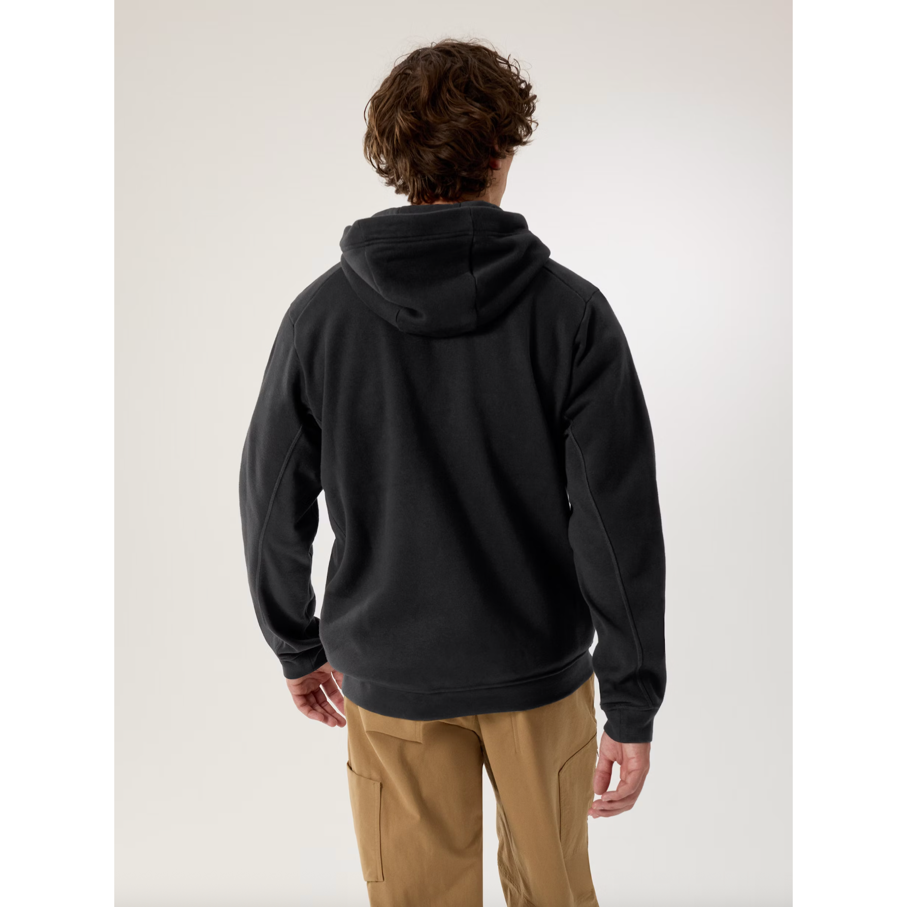 Arc'teryx Men's Emblem Fleece Full Zip Hoody | Black