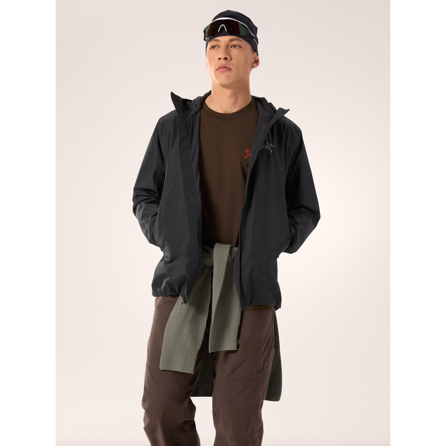 Arc'teryx Men's Solano Hoody in Black Arc'teryx Men's Solano Hoody in Black