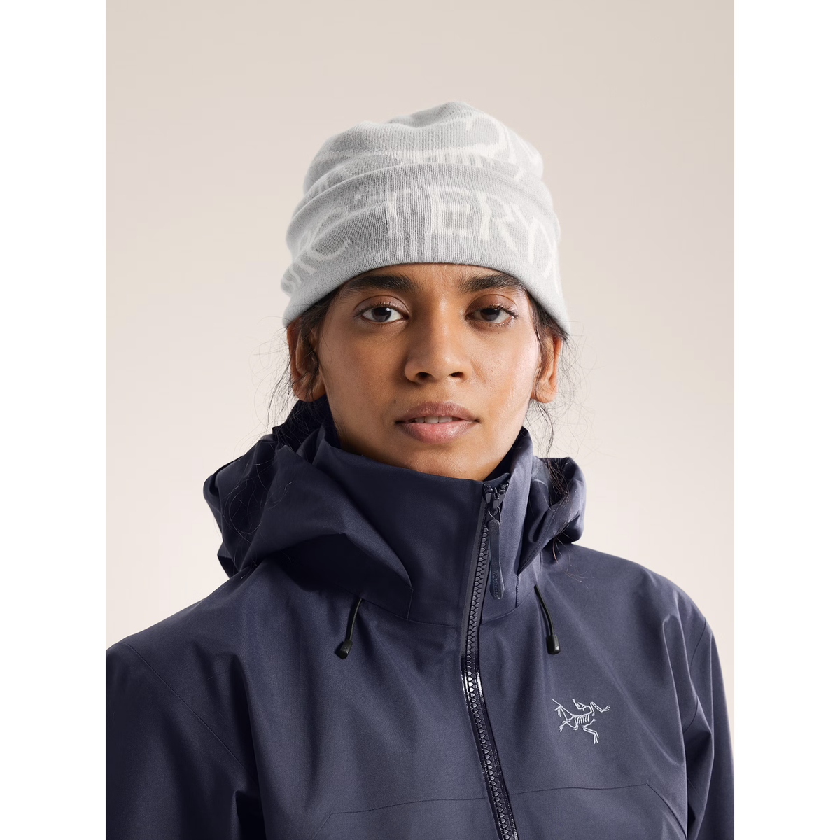 Arc'teryx Bird Word Toque in Solitude/Arctic Silk