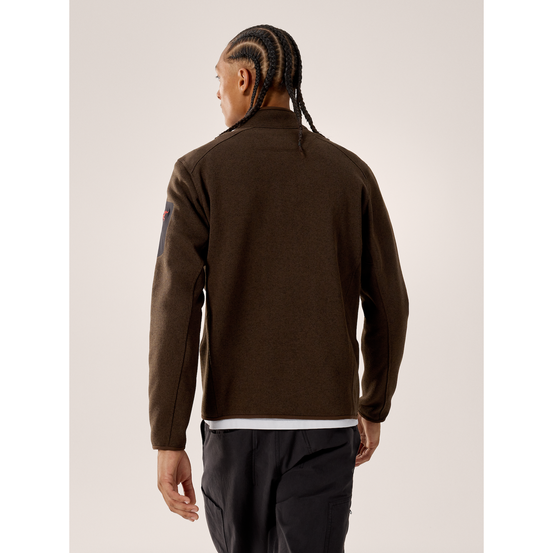 Arc'teryx Men's Covert Cardigan in Carob Heather/Black