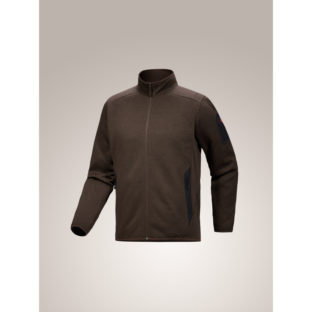 Arc'teryx Men's Covert Cardigan in Carob Heather/Black