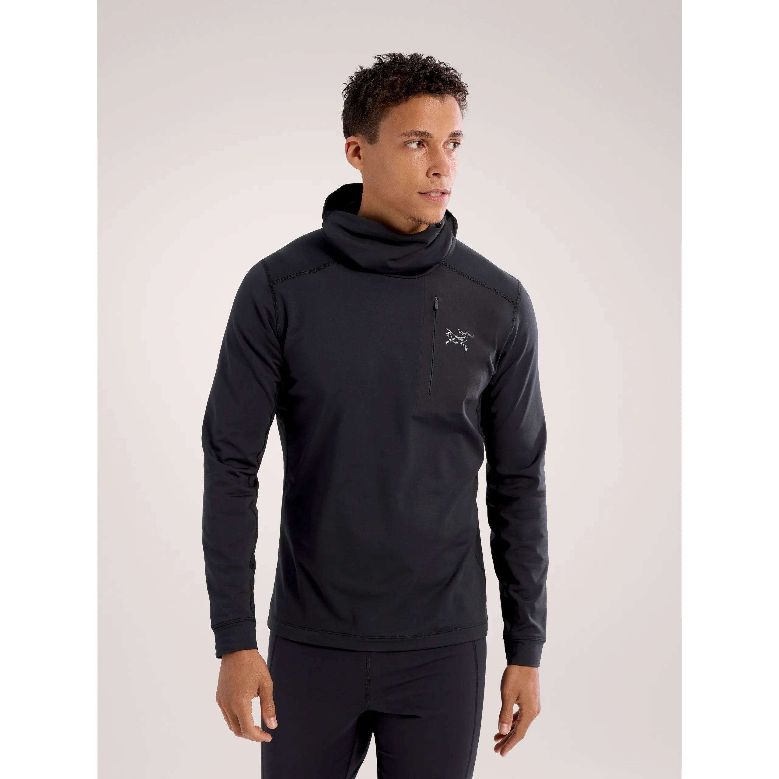 Arc'teryx Men's Rho LT Hoody in Black