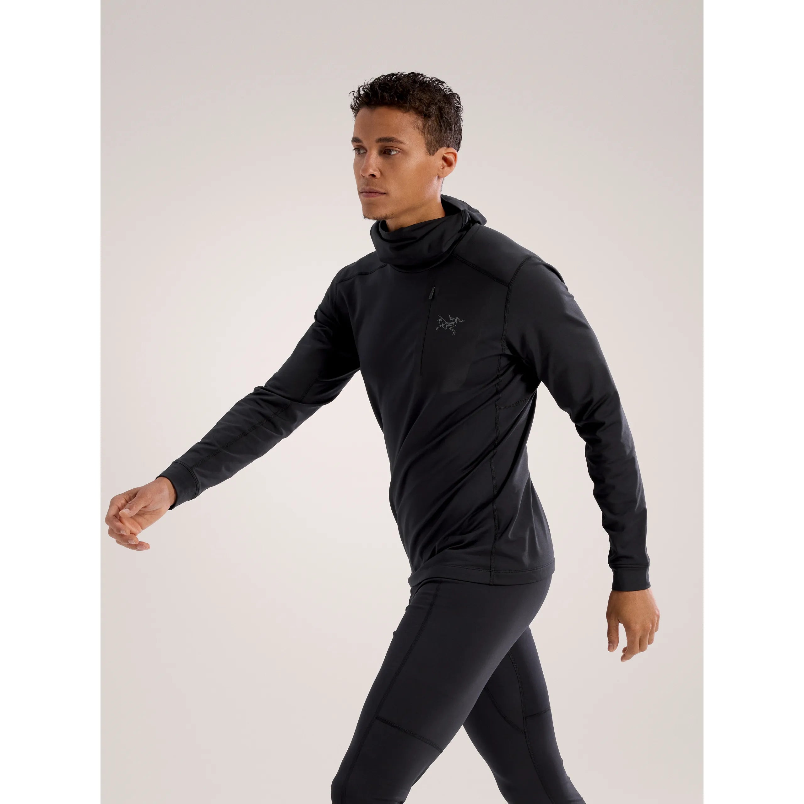 Arc'teryx Men's Rho LT Hoody in Black