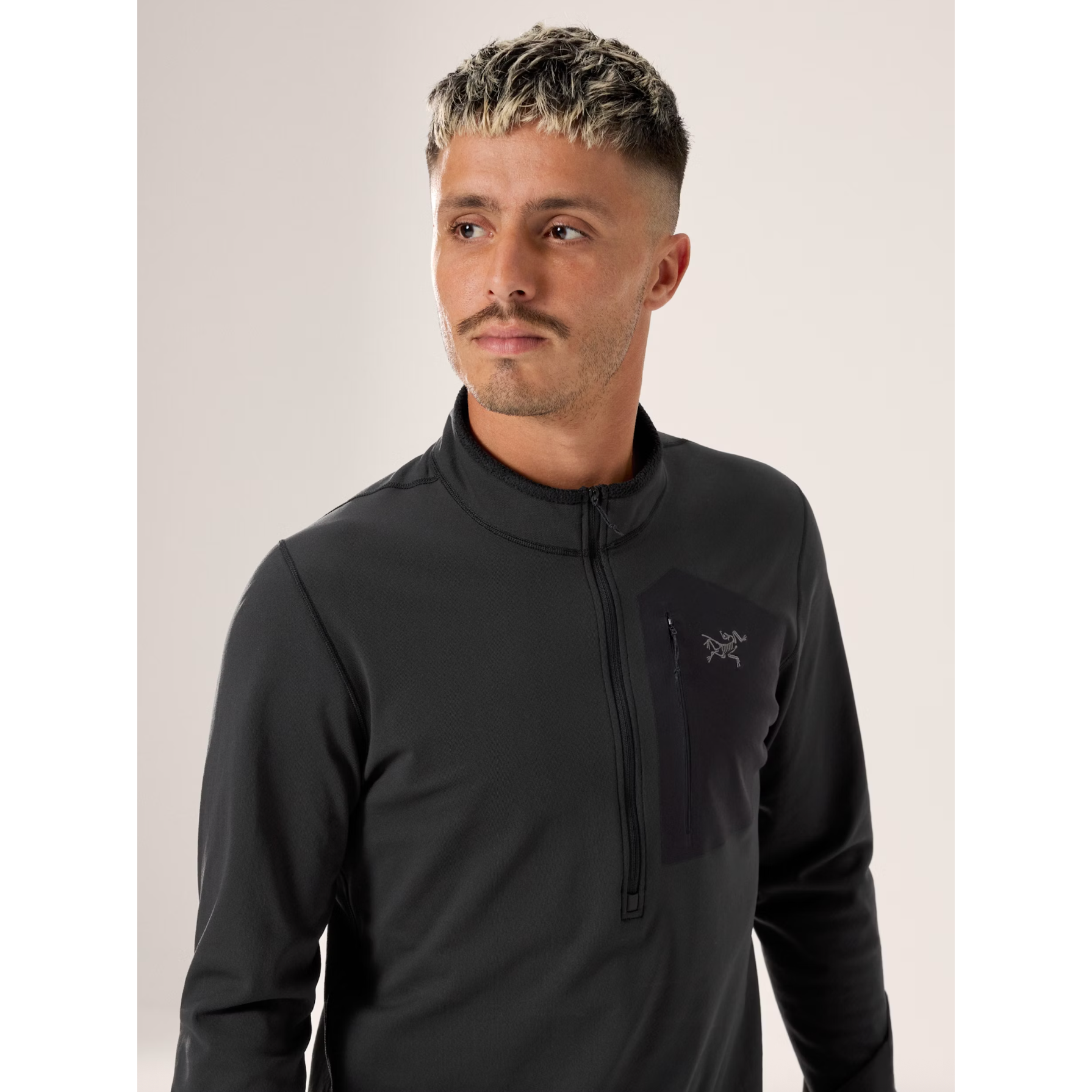 Arc'teryx Men's Rho SV Zip Neck | Black