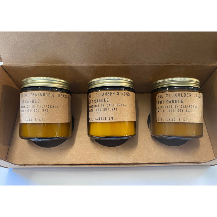 P.F. Candle Co. P.F. Essentials Mini 3-Pack - 3.5 oz Soy Candle
