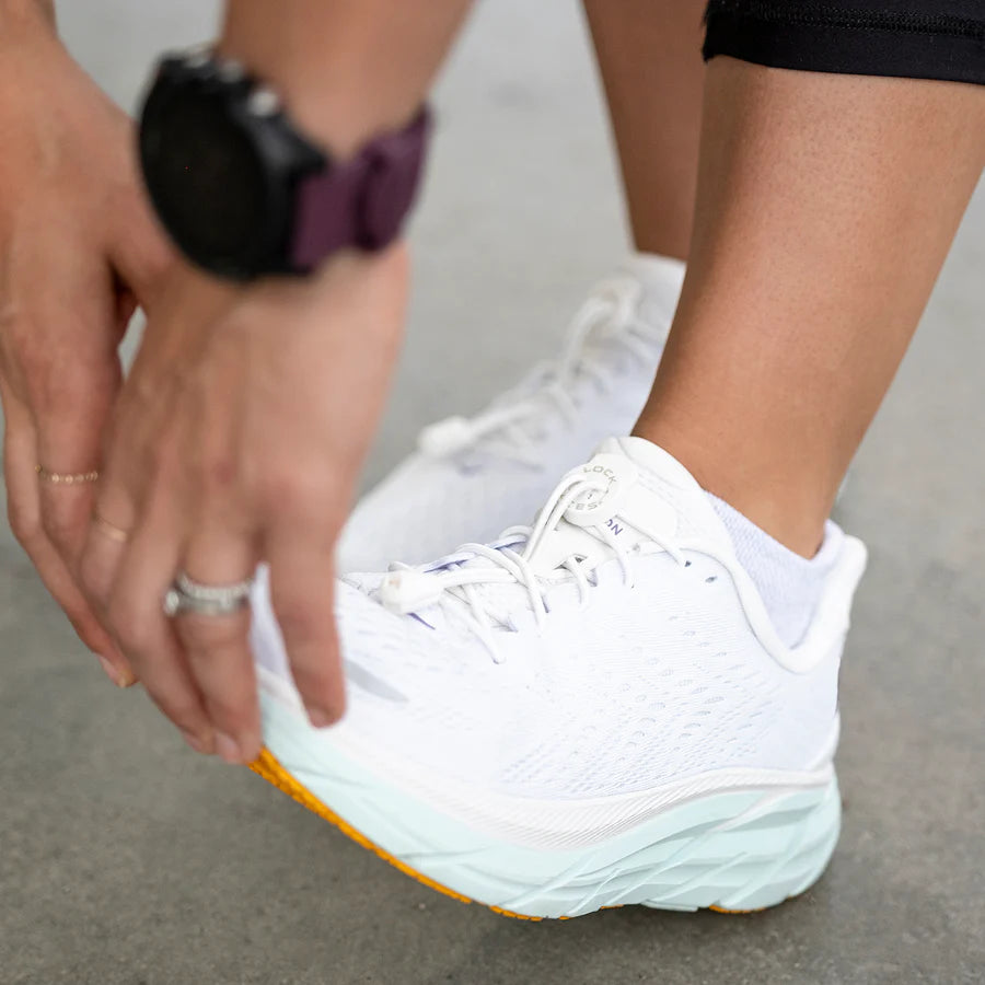 Solid No-Tie Shoelaces in White