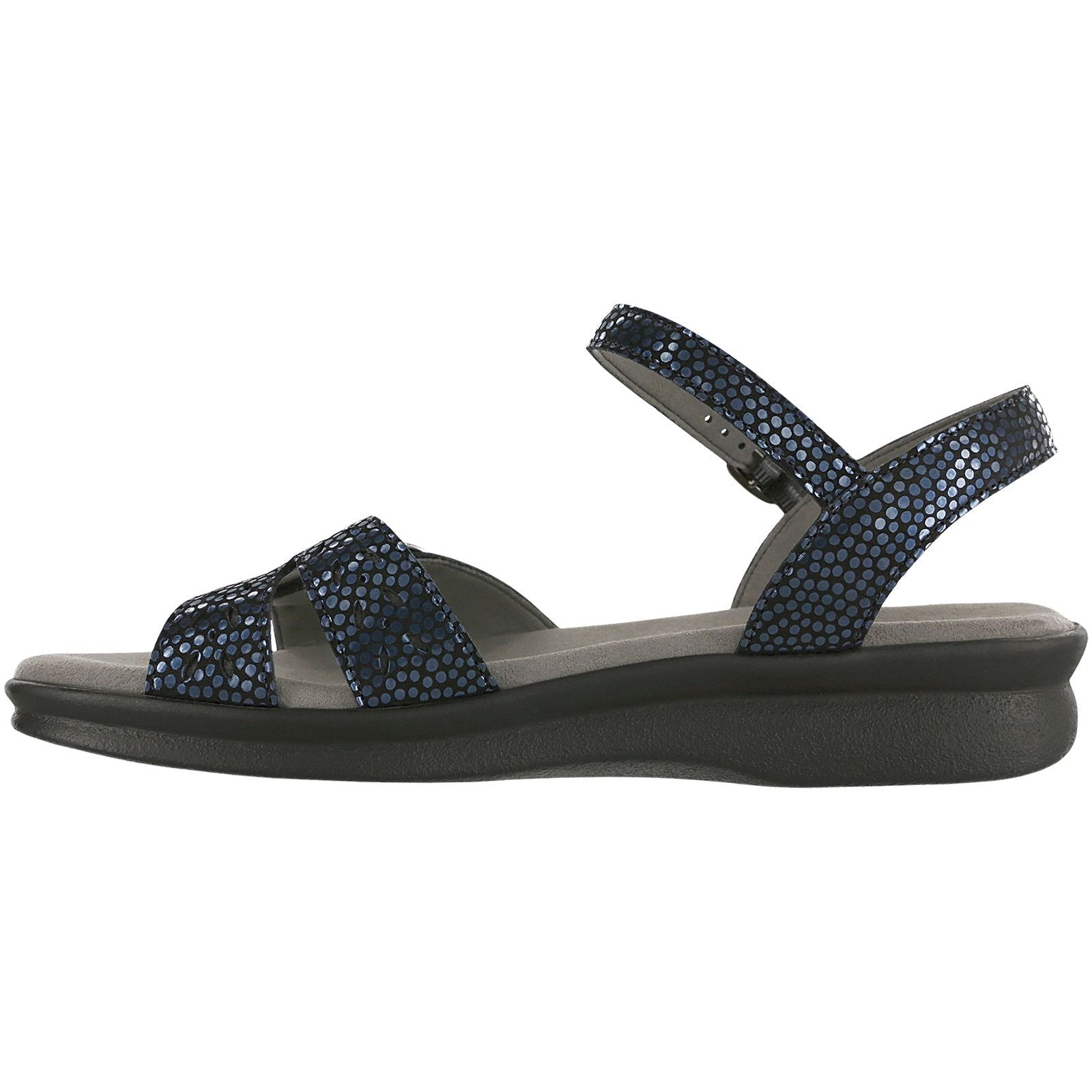 SAS Women's Duo Quarter Strap Sandal in Navy Perla