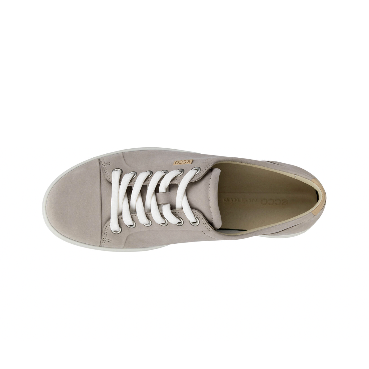 Ecco Women's Soft 7 Sneaker in Grey Rose