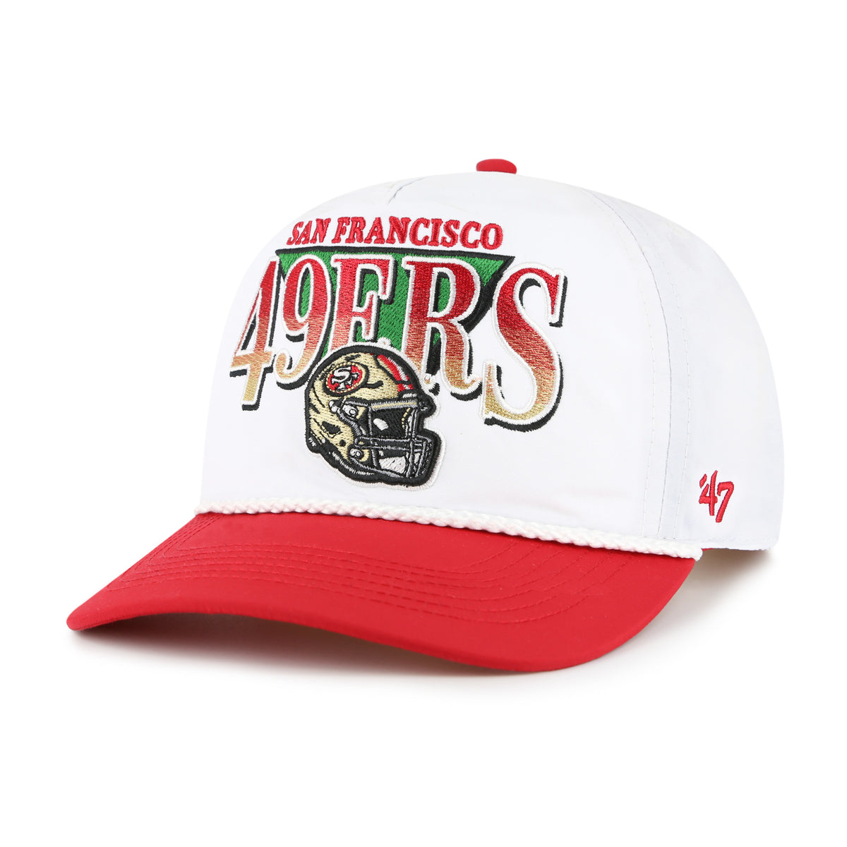 '47 San Francisco 49ers Tribute Hitch Adjustable Hat in White