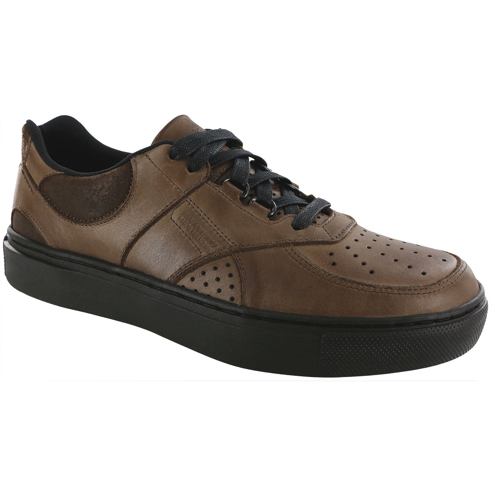 SAS Men's High Street Lace Up Sneaker in Mahogany