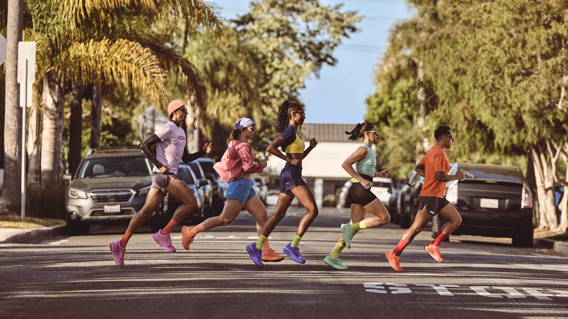 Hoka Run  Fun Colors