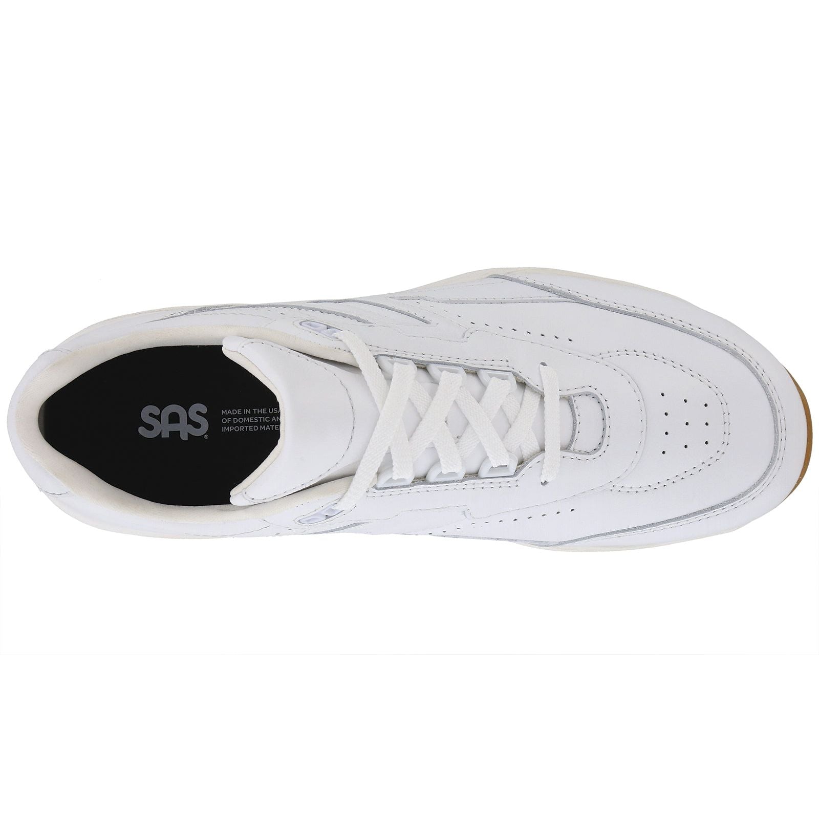 SAS Men's Journey II Lace Up Sneaker in Chalk