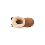 UGG Kids Mini Bailey Bow II Boot in Chestnut  Kid's Boots