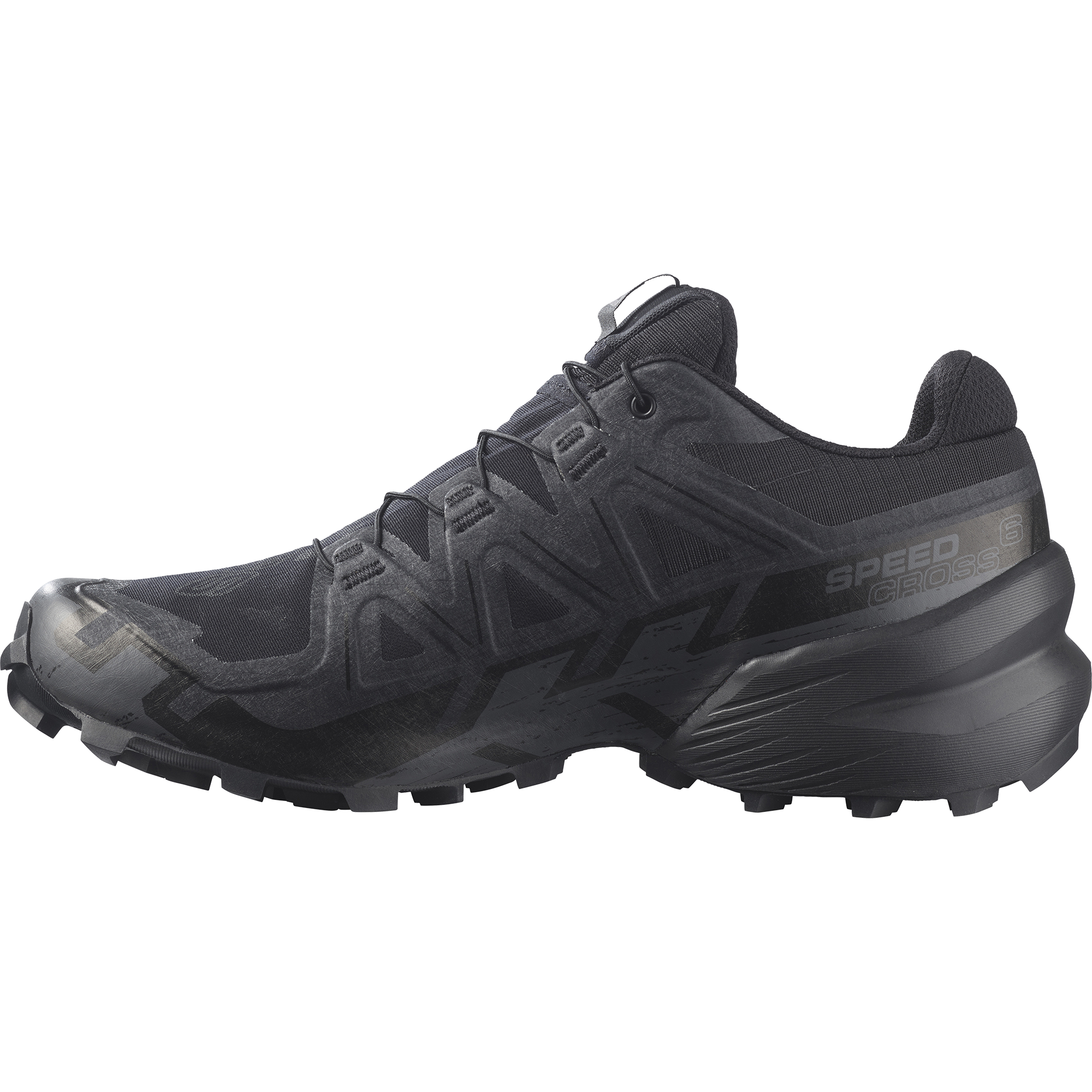 Salomon Men's Speedcross 6 Gore-Tex in Black Black Phantom  Men's Footwear